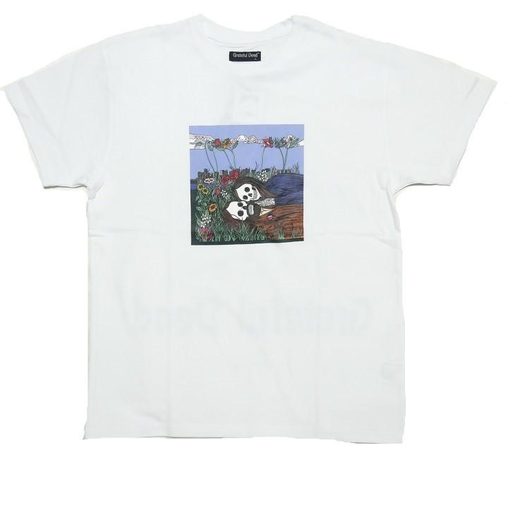 スカル tシャツ メンズ グレイトフルデッド/グレイトフル・デッド ドクロ 恋人/花畑 GRATEFUL DEAD メンズ/レディース 半袖｜shinkirohjacket｜19