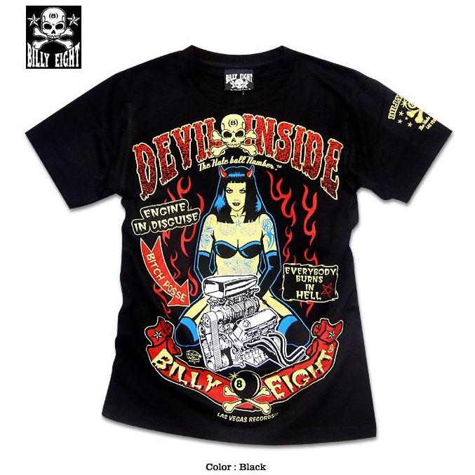 SKULL Tシャツ メンズ 半袖 バイカーテイスト モーターサイクル ビッチ