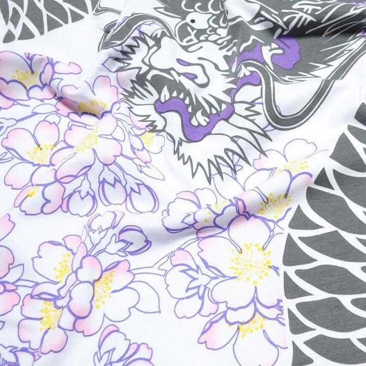 メンズセレクト Tシャツ 龍/竜/ドラゴン/桜 和柄/和風 服 メンズ メンズセレクト Tシャツ 龍/竜/ドラゴン/桜 和柄/和風 服 メンズ