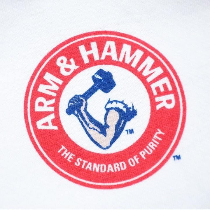 メンズ春物 メンズ パーカー HUF × ARM & HAMMER ハフ × アーム ＆ ハマー コラボ プルオーバー 長袖 ドット スケートボード 総柄｜shinkirohjacket｜17