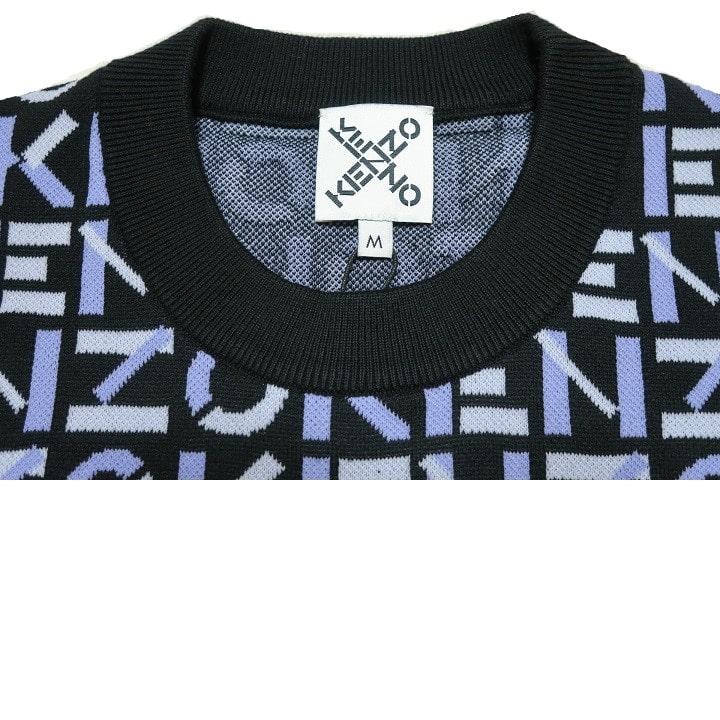 KENZO ケンゾー モノグラム ニット セーター メンズ ロゴ KENZO ケンゾー モノグラム ニット セーター メンズ ロゴ