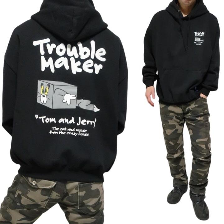 メンズセレクト トムとジェリー パーカー プルオーバー メンズ メンズセレクト トムとジェリー パーカー プルオーバー メンズ