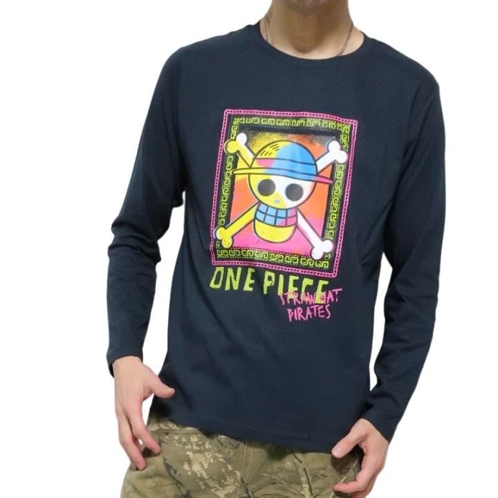 メンズセレクト ワンピース Tシャツ ロンT 長袖 スカル/ドクロ