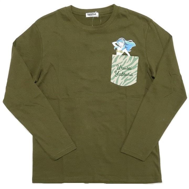 うる星やつら ラムちゃん グッズ 大人 向け Tシャツ ロンT タイガー/虎柄/ポケット 服 メンズ/レディース ユニセックス キャラクター | メンズセレクト | 16