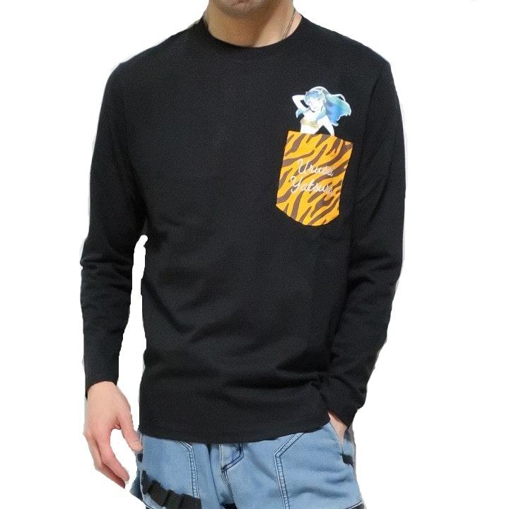 うる星やつら ラムちゃん グッズ 大人 向け Tシャツ ロンT タイガー/虎柄/ポケット 服 メンズ/レディース ユニセックス キャラクター | メンズセレクト | 04