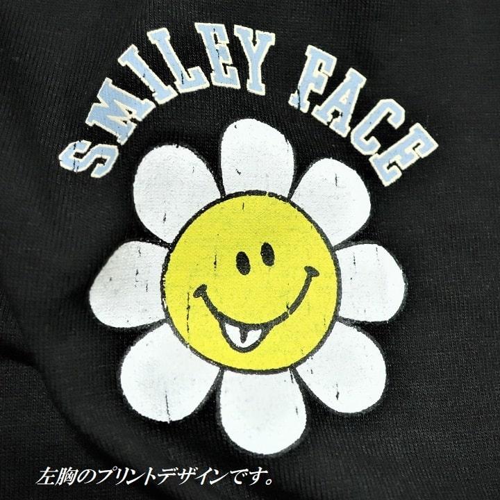 SMILEY FACE（スマイリーフェイス） Tシャツ メンズ フラワー