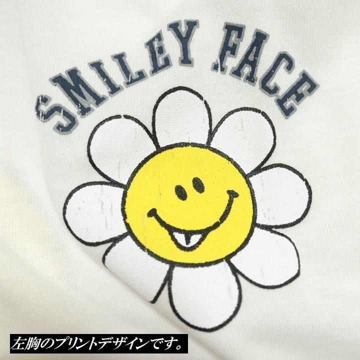 SMILEY FACE（スマイリーフェイス） Tシャツ メンズ フラワー