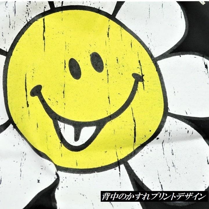 SMILEY FACE（スマイリーフェイス） Tシャツ メンズ フラワー