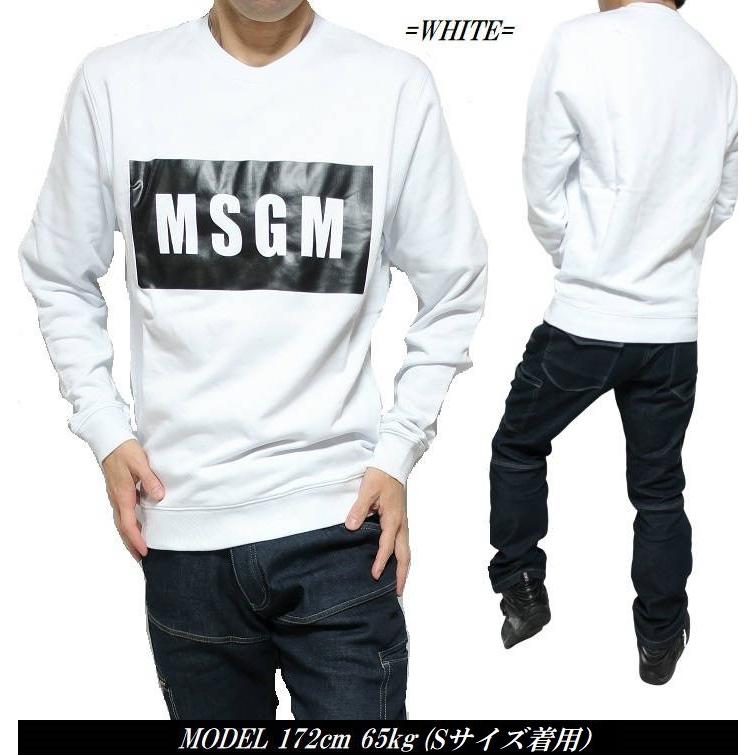 MSGM MSGM/エムエスジーエム トレーナー メンズ スウェット 長袖 MSGM MSGM/エムエスジーエム トレーナー メンズ スウェット 長袖