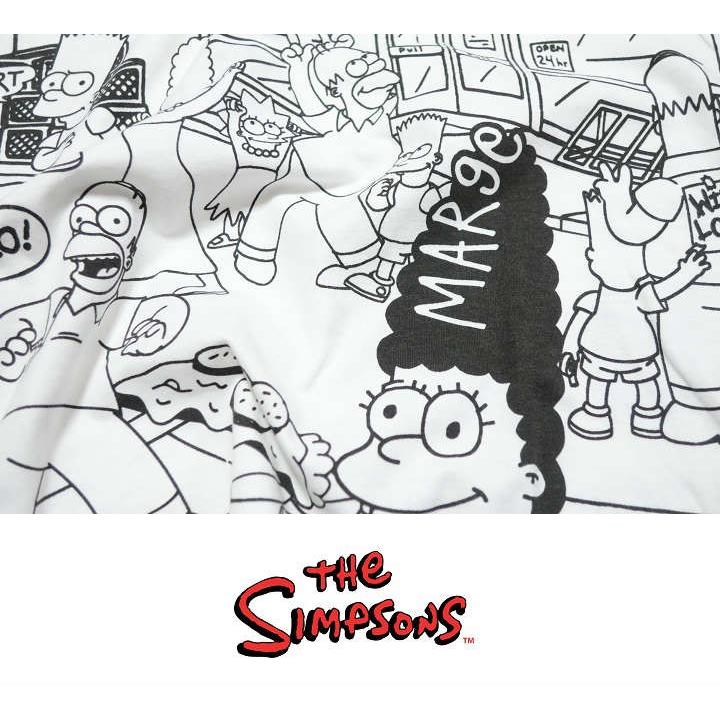 Tシャツ ロンt メンズ シンプソンズ Simpsons モノクロ プリント 長袖 Nat21 0 シンキロウ ジャケット 通販 Yahoo ショッピング