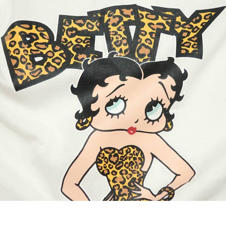 ベティーブープ ベティちゃん 服 グッズ ベティ ブープ Tシャツ ロンt メンズ 豹柄 レオパード 長袖 ブラック ホワイト Betty Boop M Xl Nat39 シンキロウ ジャケット 通販 Yahoo ショッピング