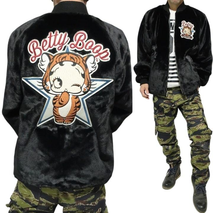 BETTY BOOP ベティーブープ ベティブープ リバーシブル/スカジャン 裏