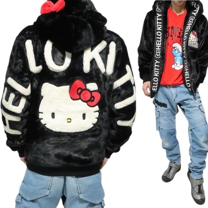 ハローキティ ハローキティ/サンリオ ファージャケット パーカー 耳