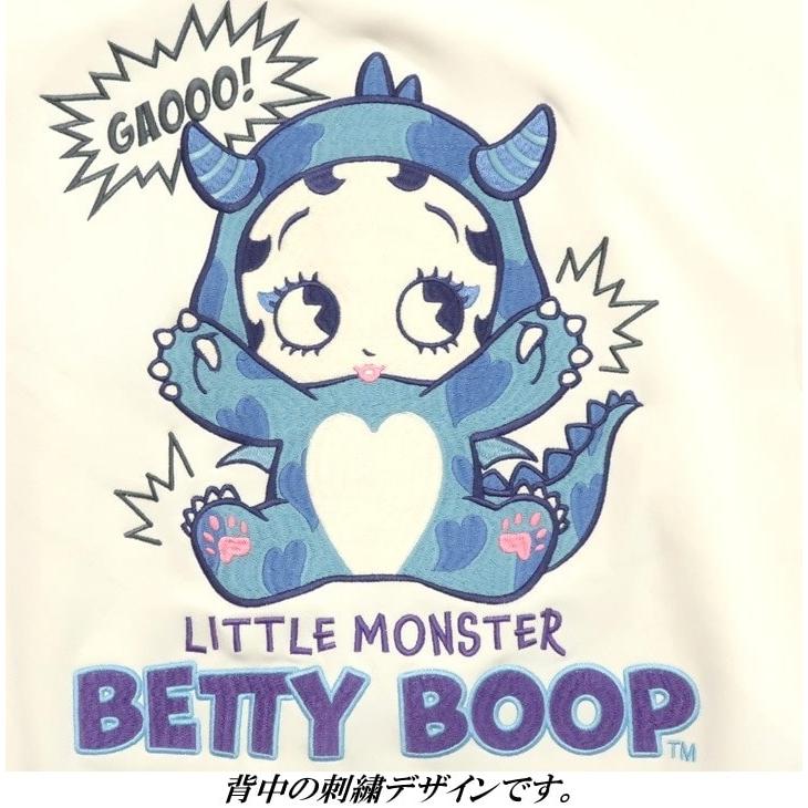 （62）リトルモンスター ベティ・ブープ パーカー BETTY BOOP（ベティ ブープ） ブレイブマン BBB-2503 裏毛 ジップ