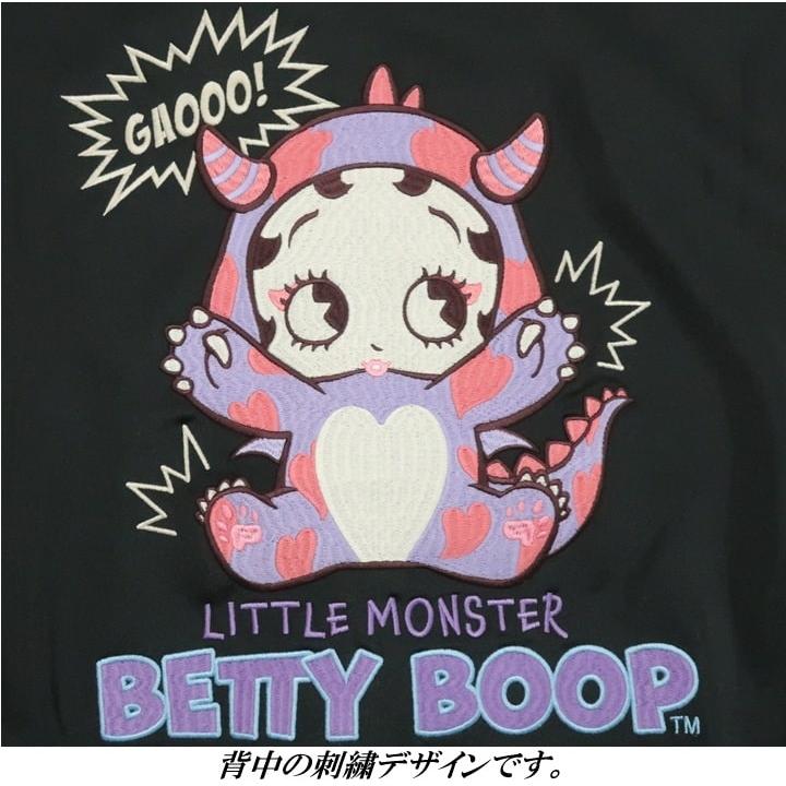 （62）リトルモンスター ベティ・ブープ パーカー BETTY BOOP（ベティ ブープ） ベティーブープ ジップパーカー 刺繍