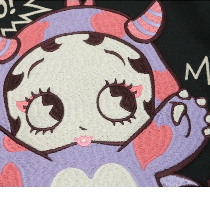 BETTY BOOP（ベティ ブープ） ベティーブープ ジップパーカー 刺繍
