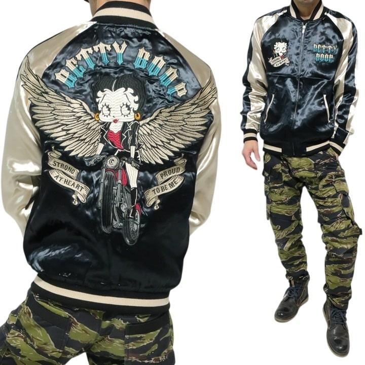 BETTY BOOP（ベティ ブープ） ベティーブープ リバーシブル/スカジャン