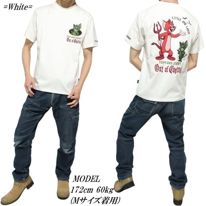 メンズセレクト Tシャツ 半袖 トムとジェリー デビル/悪魔/仲良く