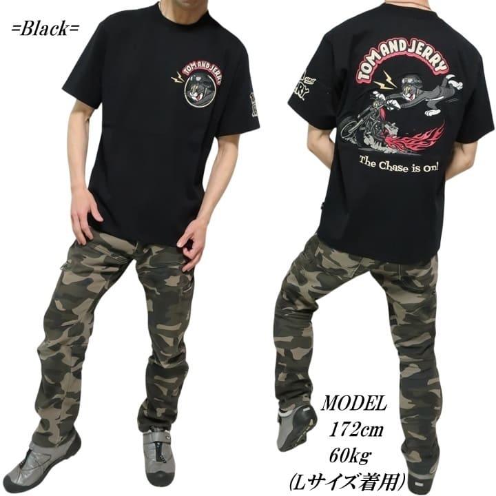 メンズセレクト Tシャツ 半袖 トムとジェリー ライダー/バイク