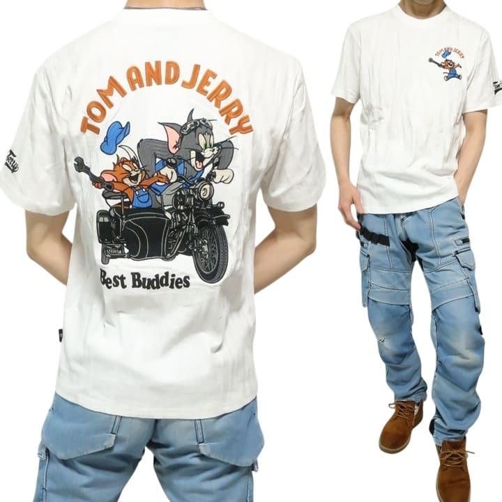The BRAVEーMAN（ブレイブマン） Tシャツ 半袖 トムとジェリー バイク