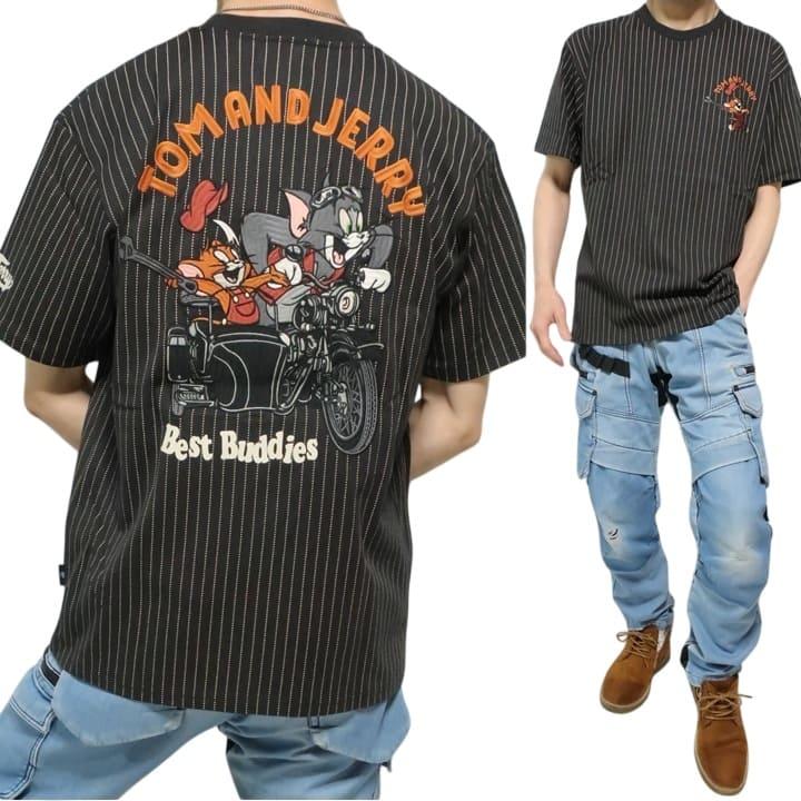 The BRAVEーMAN（ブレイブマン） Tシャツ 半袖 トムとジェリー バイク