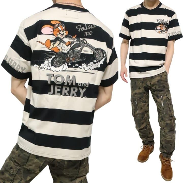 キャラクターTシャツ・パンツセット メンズセレクト トムとジェリー TOM & JERRY Tシャツ メンズ 半袖