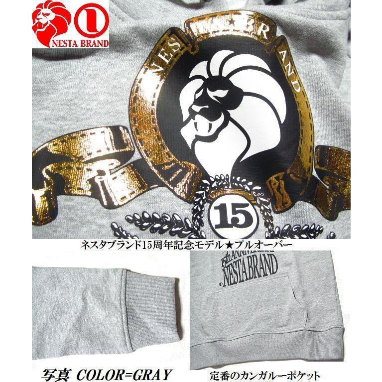 NESTA BRAND（ネスタブランド） パーカー メンズ 15周年記 プル 