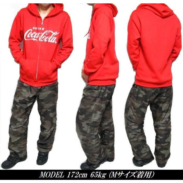 Coca Cola（コカコーラ） パーカー メンズ グッズ ジップ スウェット