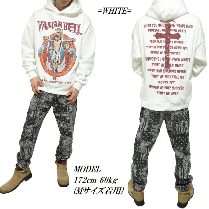 メンズセレクト イエス キリスト パーカー メンズ/レディース 十字架