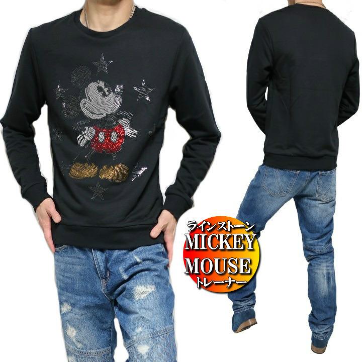 ミッキーマウス トレーナー メンズ スター 星 ラインストーン スタッズ ディズニー Disney Mickey Mouse 長袖 Nto40 0 シンキロウ ジャケット 通販 Yahoo ショッピング