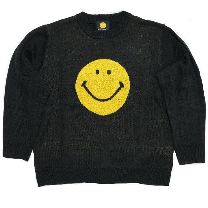 SMILEY FACE（スマイリーフェイス） ニット セーター ニコちゃんマーク