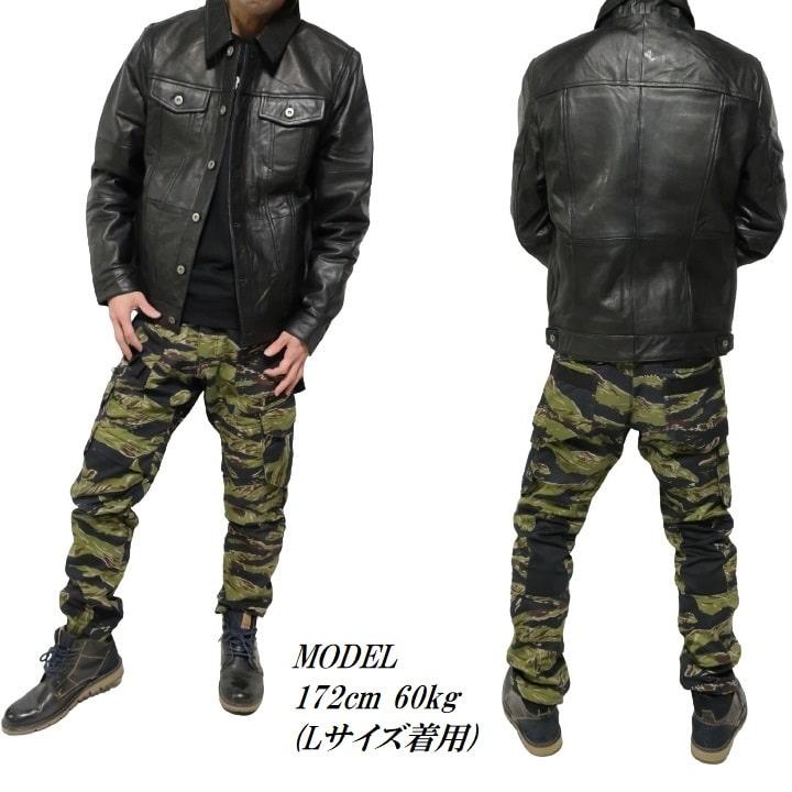 メンズセレクト リプロダクトレザー Gジャン 3rdタイプ ジャケット