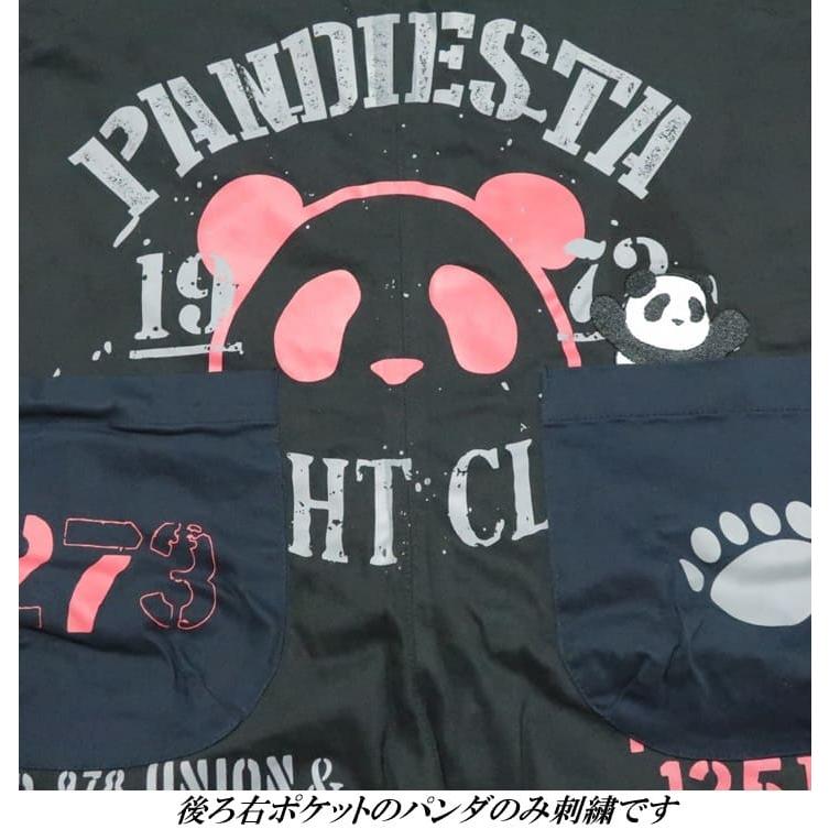 PANDIESTA JAPAN ブラックオーバーオール XXL PANDIESTA（パンディエスタ） オーバーオール パンダ ヨットクラブ