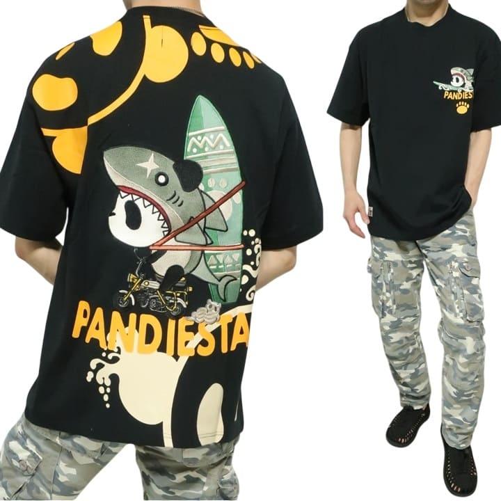 PANDIESTA（パンディエスタ） 半袖 Tシャツ パンダ サーフボード