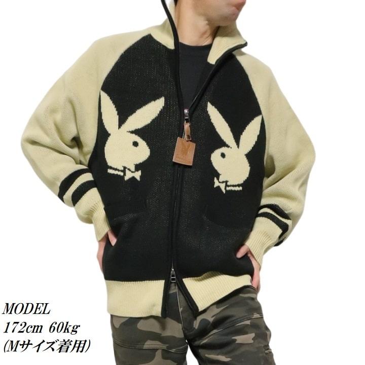 PLAYBOY（プレイボーイ） ニット/ジャケット ジップアップ メンズ