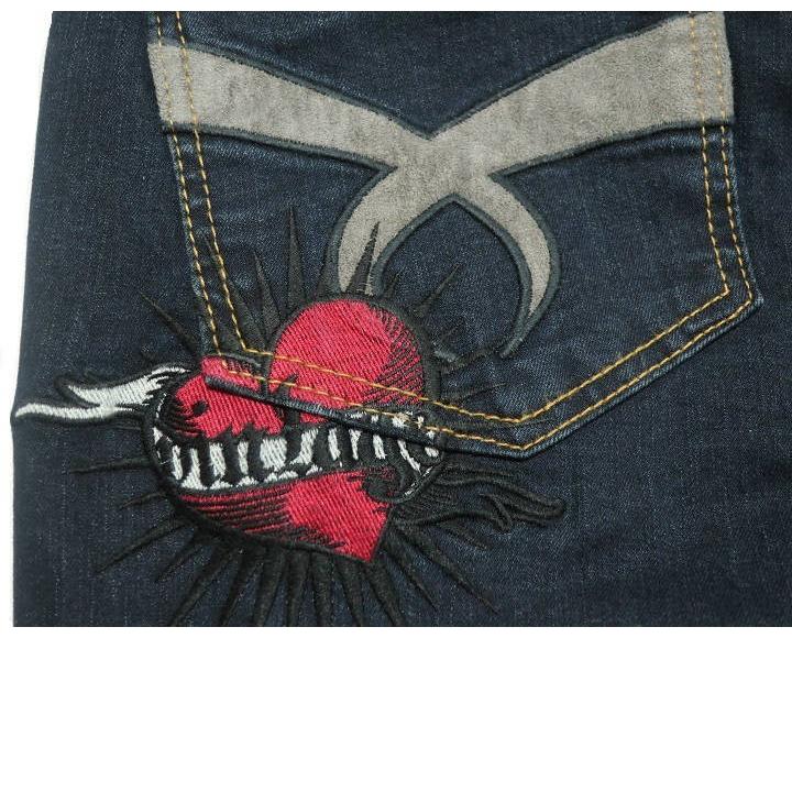 レッドペッパー RED PEPPER ジーンズ メンズ スネーク/ローズ 刺繍  