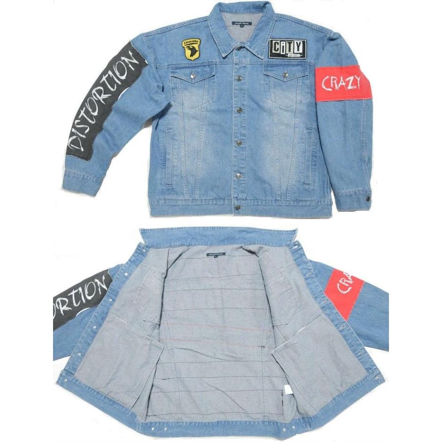 メンズセレクト Gジャン デニム ジャケット デコレーション メンズセレクト Gジャン デニム ジャケット デコレーション