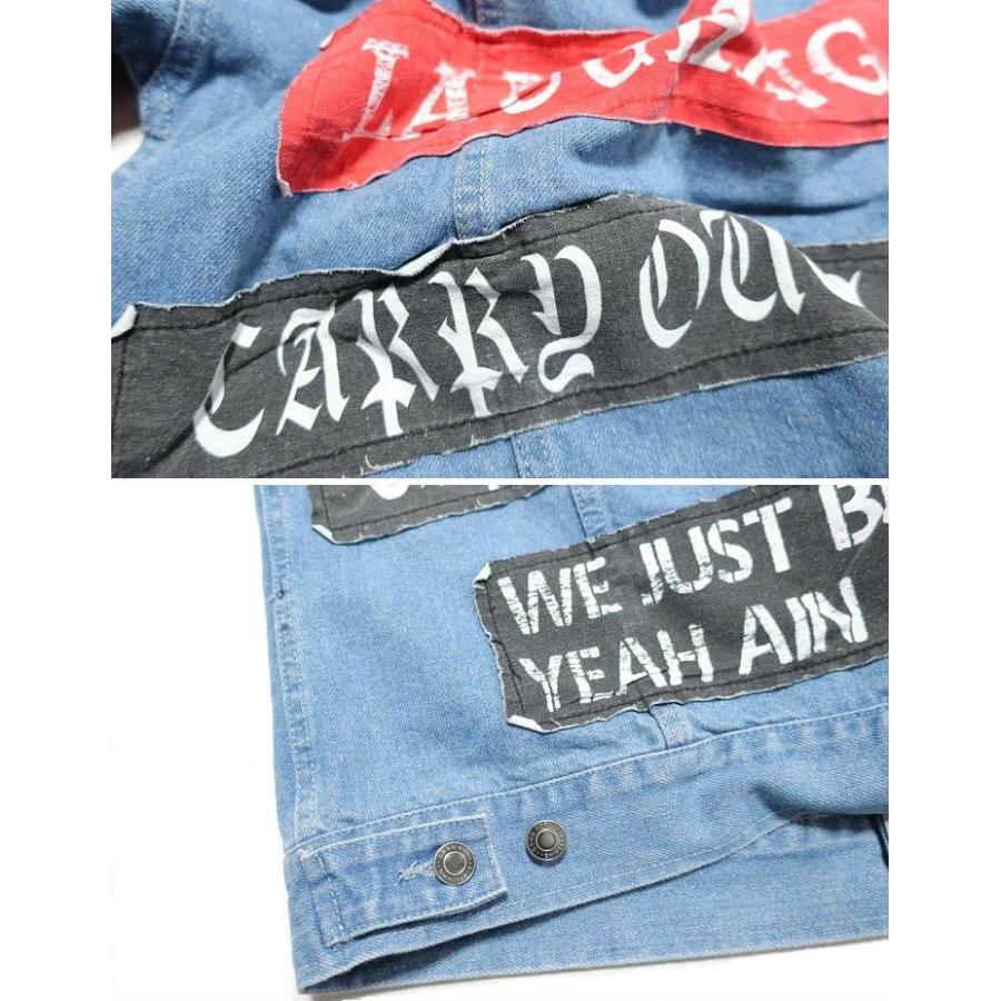 メンズセレクト Gジャン デニム ジャケット デコレーション