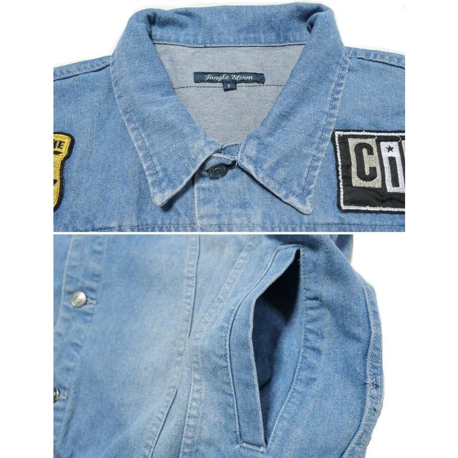 メンズセレクト Gジャン デニム ジャケット デコレーション