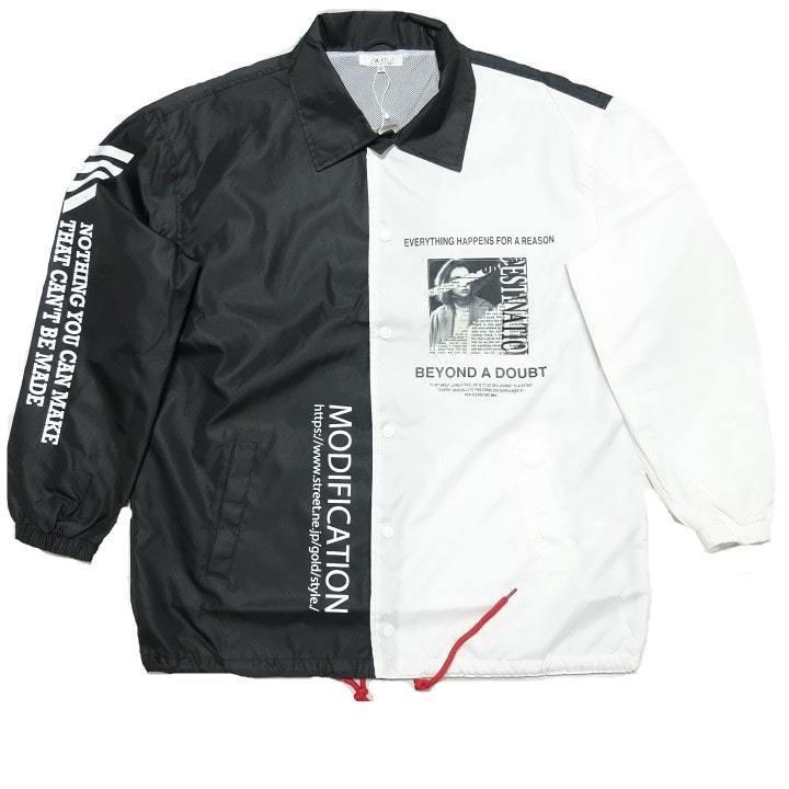 メンズセレクト コーチジャケット バイカラー 服 メンズ/レディース