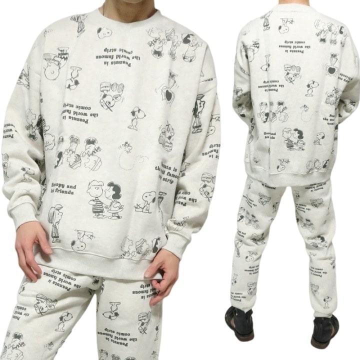 SNOOPY（スヌーピー） グッズ セットアップ 裏起毛/トレーナー