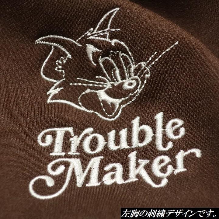 トムとジェリー トラックジャケット メンズ アニメ ジャージ/上 刺繍/プリント ストレッチ 長袖 薄手 TOM & JERRY｜shinkirohjacket｜12