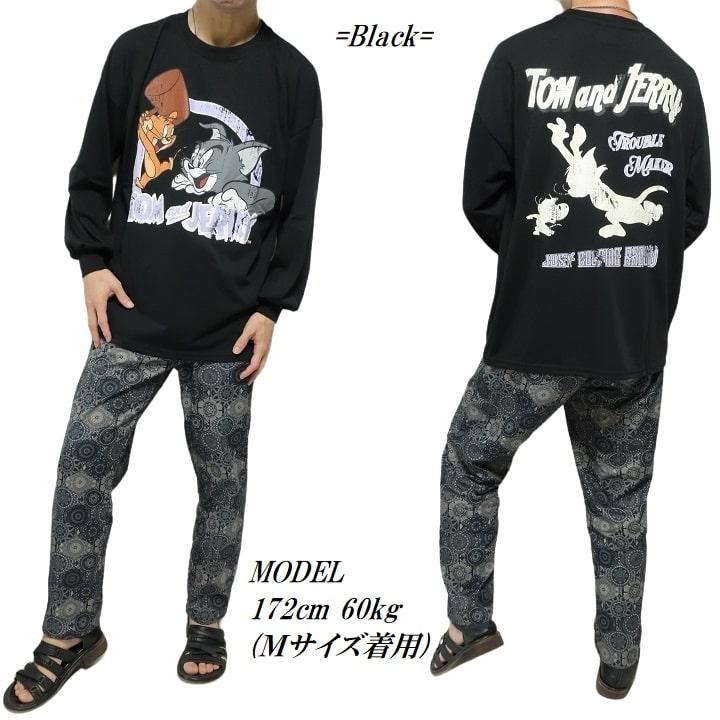 メンズセレクト トムとジェリー Tシャツ ロンT 長袖 服 グッズ 薄手