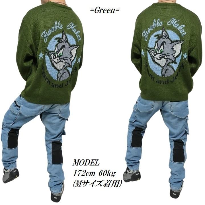 メンズセレクト トムとジェリー ニット/セーター トム/自信たっぷり