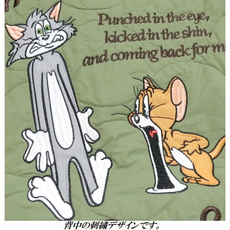 メンズセレクト トムとジェリー キルトジャケット 衿/コーデュロイ