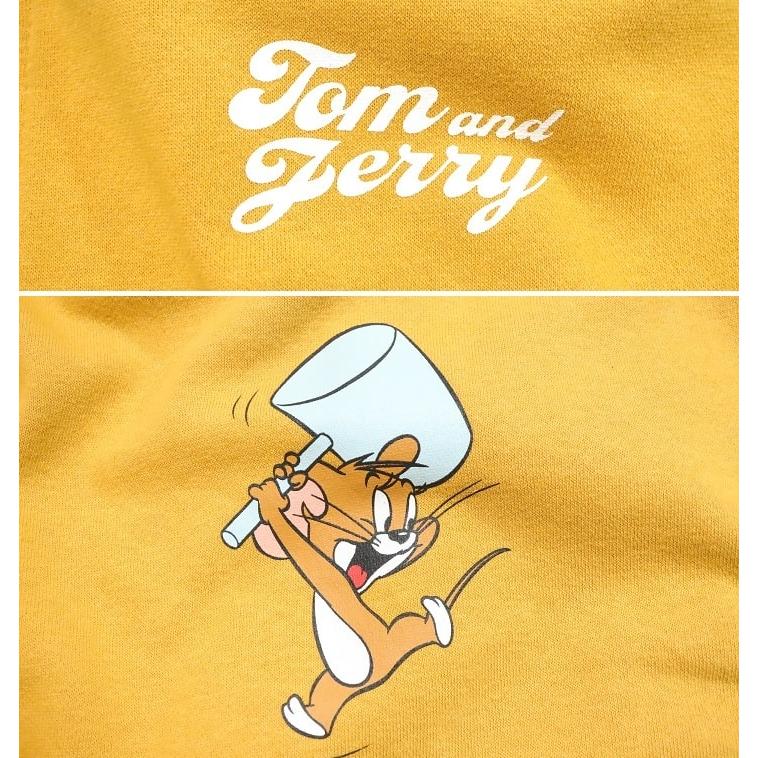トムとジェリー 裏起毛 海外 アニメ キャラクター ムービー スウェット フード Tom and Jerry トムとジェリー 裏起毛 トレーナー レディース 綿混