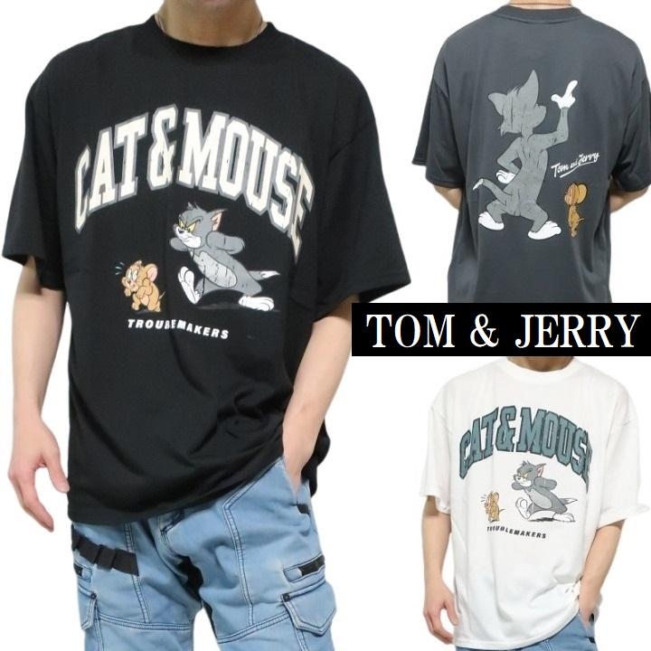 メンズセレクト トムとジェリー Tシャツ 半袖 服 グッズ 薄手 メンズ 