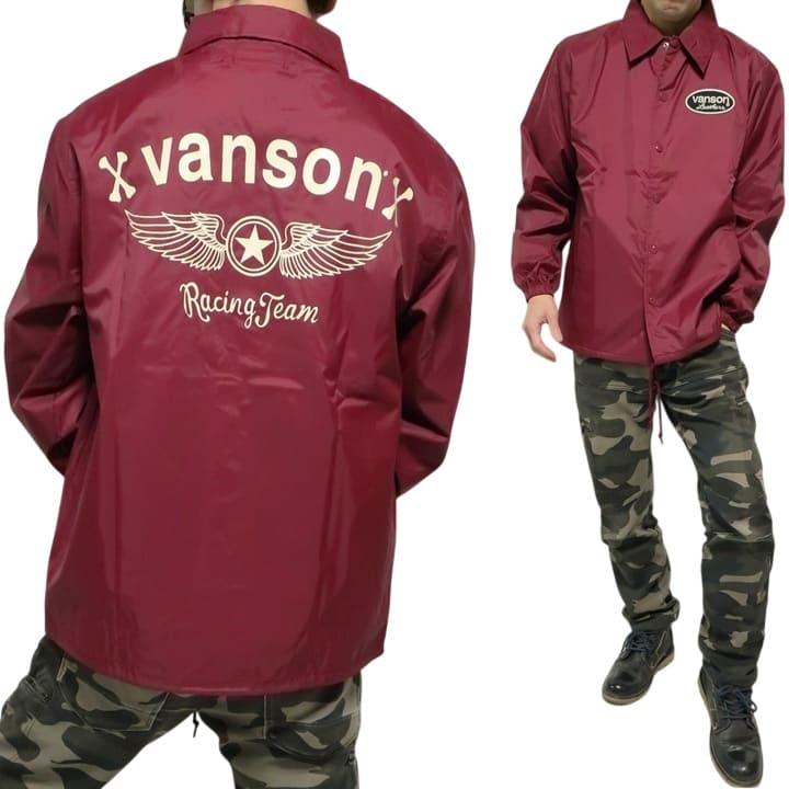 VANSON　ジャケット VANSON（バンソン） コーチジャケット フライングスター ジャケット 裏