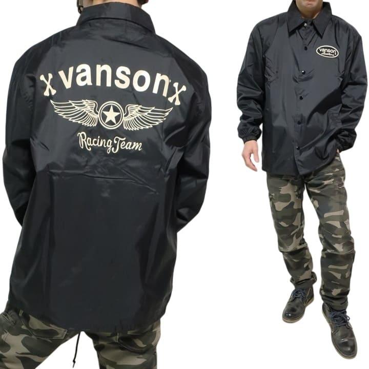 VANSON（バンソン） コーチジャケット フライングスター ジャケット 裏
