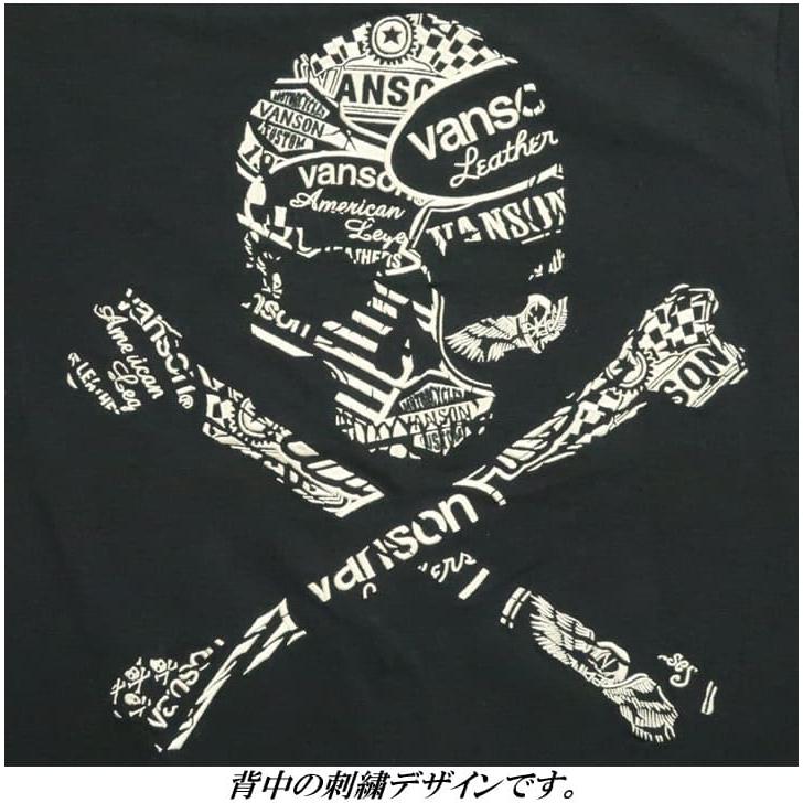 VANSON（バンソン） VANSON Tシャツ スカル/ドクロ/髑髏 クロスボーン
